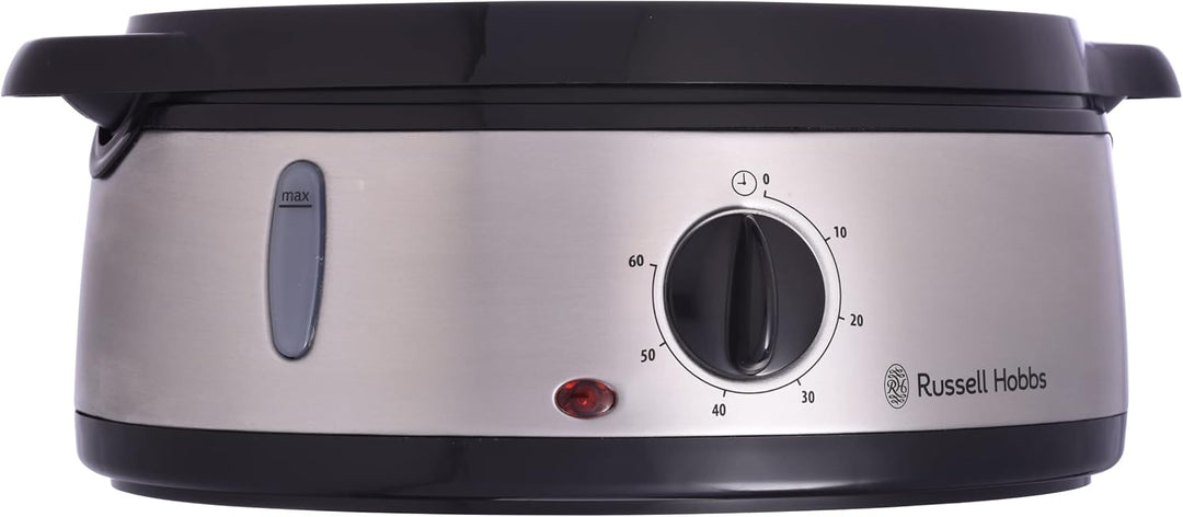 Russell Hobbs Dampfgarer [normale Grösse] 9,0l (60 Minuten Timer + Abschaltautomatik, 3 spülmaschine