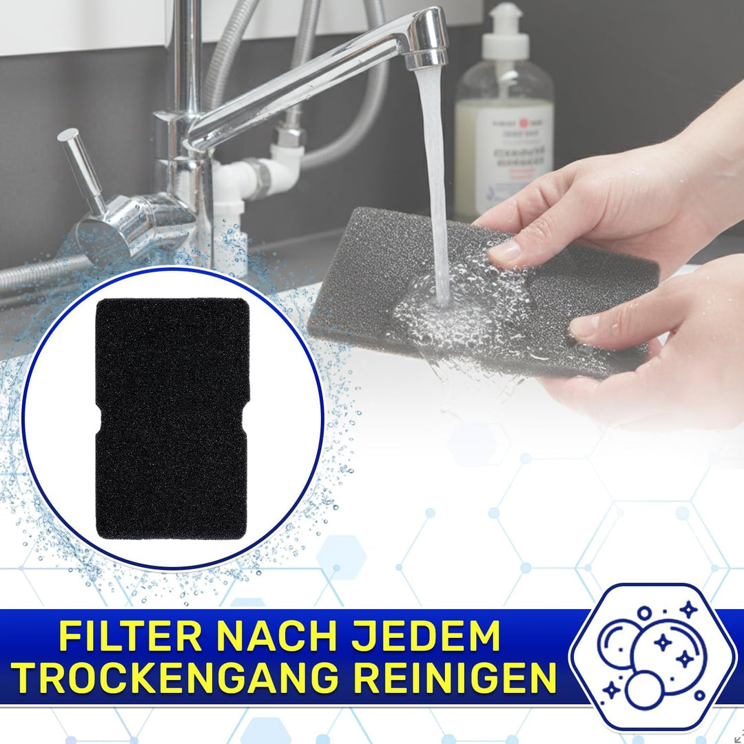 4 Stück Trockner Filter 240x155x10 mm mit dem Originalcode 2964840100 2964840200 für Beko für Grundi