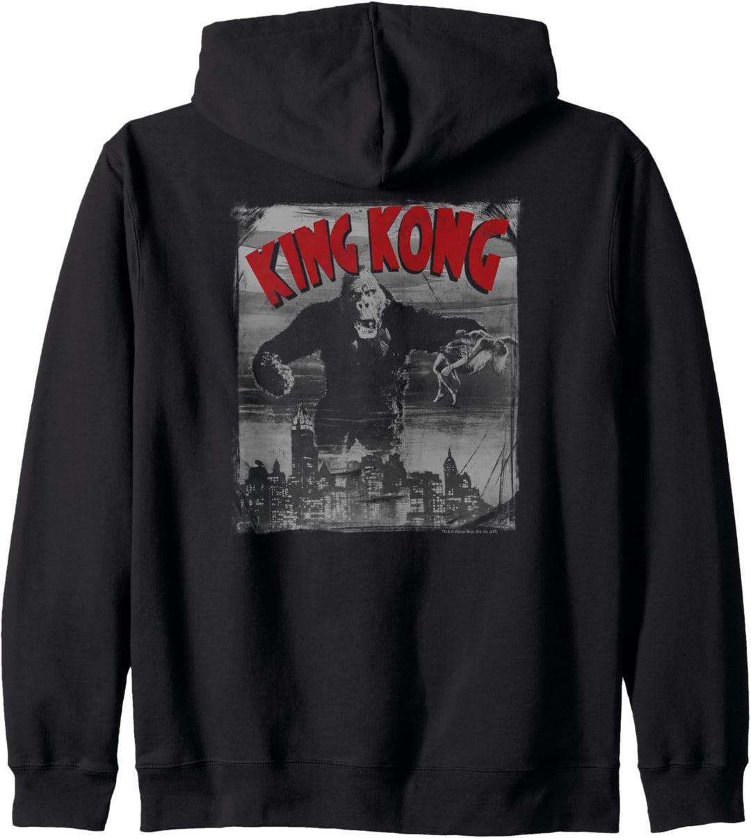 King Kong City Poster Kapuzenjacke
