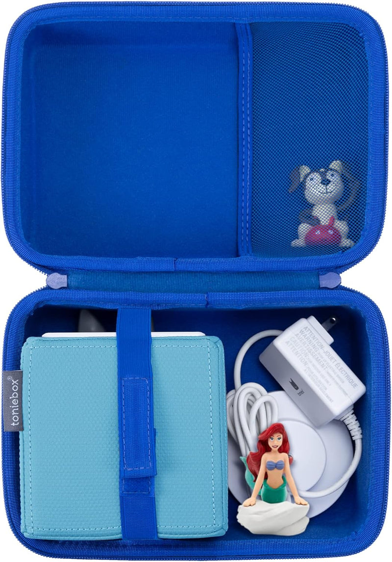 Aenllosi Harte Tasche Hülle für Tonies Toniebox Starter Set Tonies Musikbox, Nur Tasche (Blau), Blau