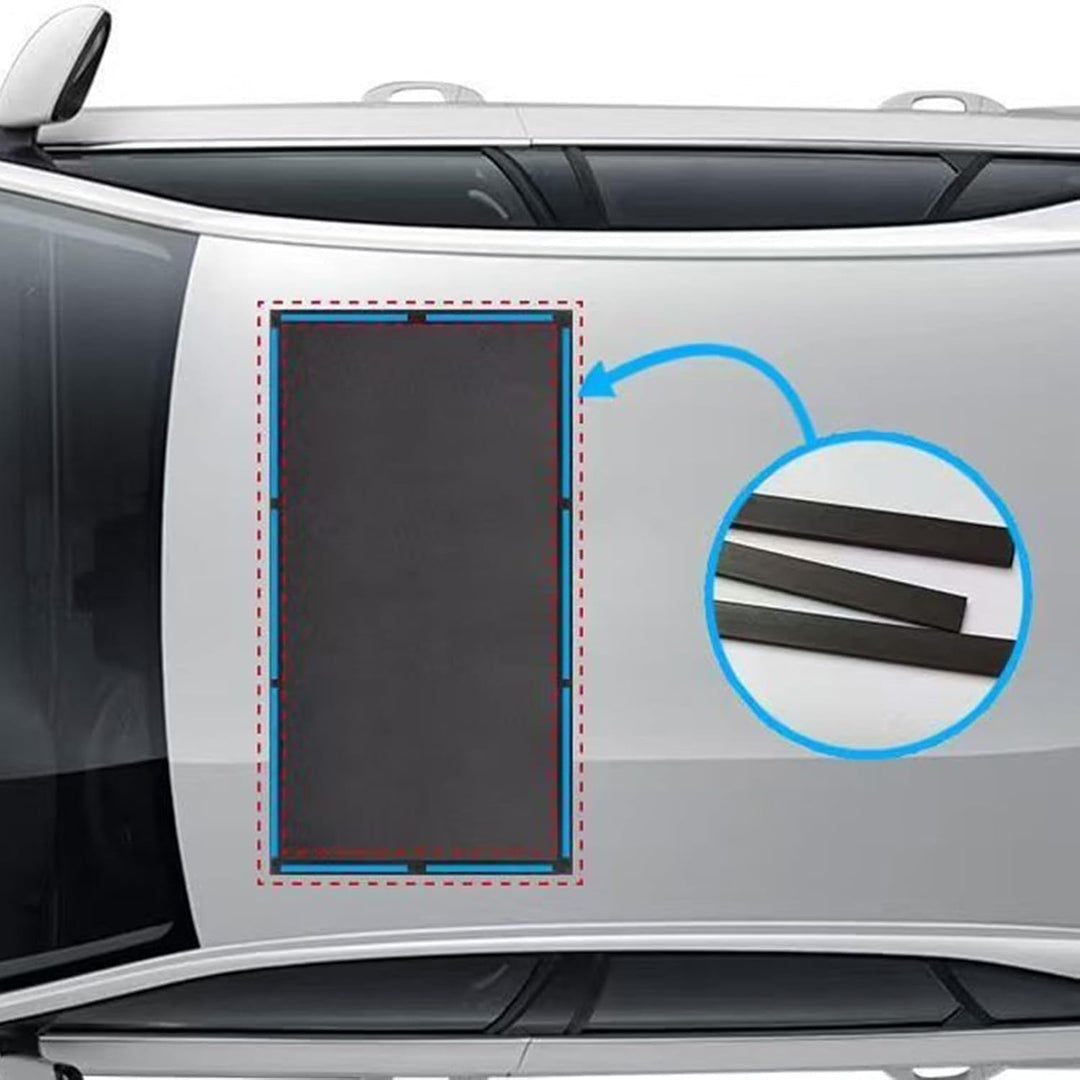 Autodachabdeckung, Auto -Schiebedach Deckung - Magnetische Abdeckung Sonnenschild Schiebedach Fenste
