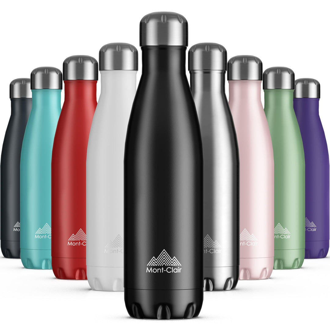 Mont-Clair Trinkflasche Edelstahl - Thermosflasche - BPA-freie - Water Bottle, Edelstahl trinkflasch