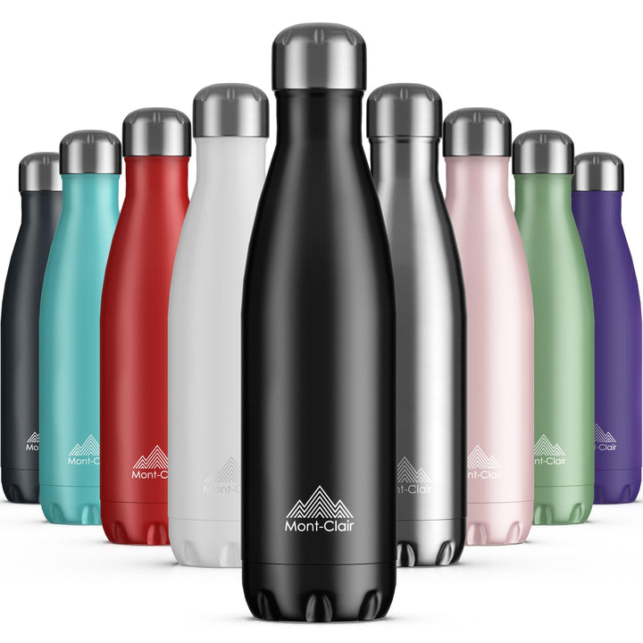 Mont-Clair Trinkflasche Edelstahl - Thermosflasche - BPA-freie - Water Bottle, Edelstahl trinkflasch