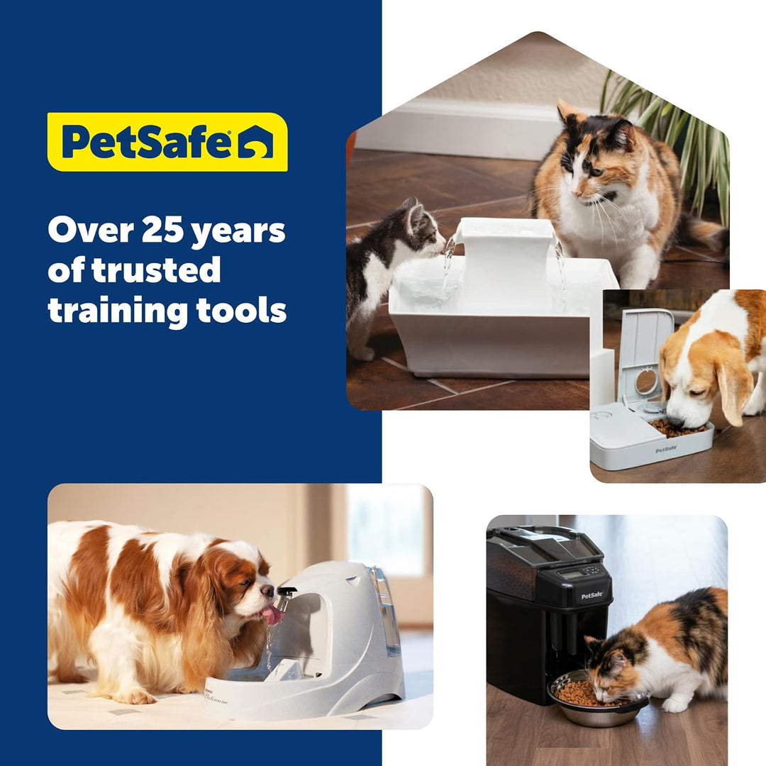PetSafe Futterautomat für 5 Mahlzeiten, Zeitschaltuhr mit LCD Screen, Leichte Reinigung, 5 Futtersch