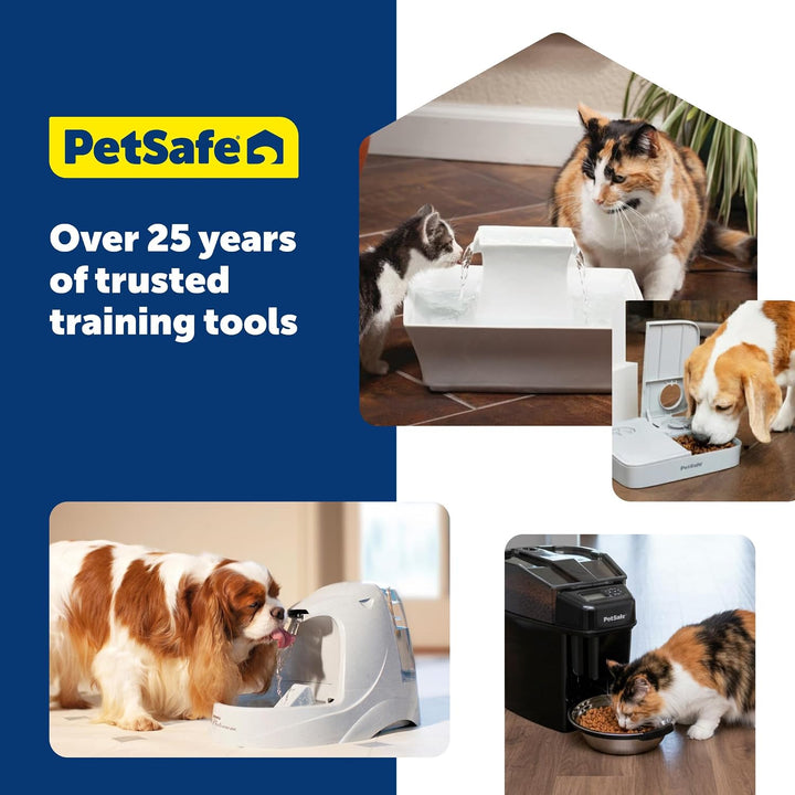 PetSafe Futterautomat für 5 Mahlzeiten, Zeitschaltuhr mit LCD Screen, Leichte Reinigung, 5 Futtersch