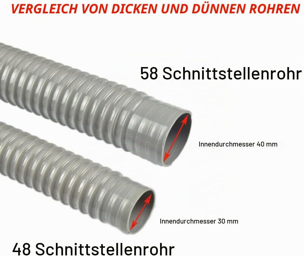 SPORTARC Flexibler Abflussrohr, dehnbar, für Badewanne, Waschbecken, Ablaufrohr, Verbindungsstück mi