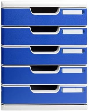 Exacompta 301003D Modulo Ablagebox, 350 x 288 x 320 mm, mit 5 Schubladen, ideal für Dokumente DIN A4