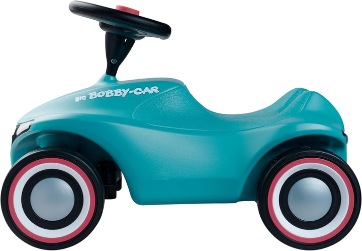 BIG Bobby Car Neo Azur - Rutschauto ab 1 Jahr, Limitierte Auflage in der Trendfarbe 2023 Azur-Blau,