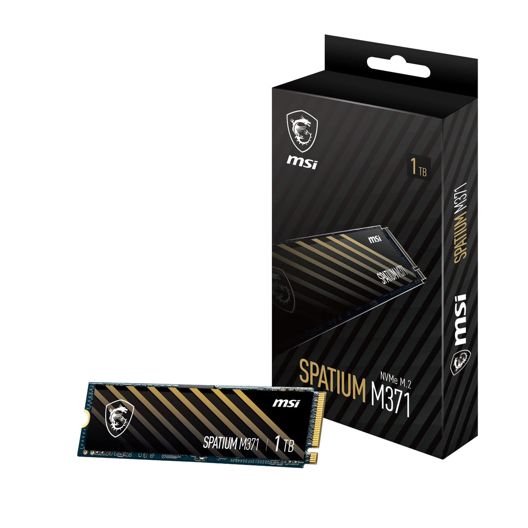MSI SPATIUM M371 NVMe M.2 1TB interne SSD PCIe Gen3 NVMe 3D NAND (SPATIUM M371 NVMe M.2 1TB) 1 TB SP