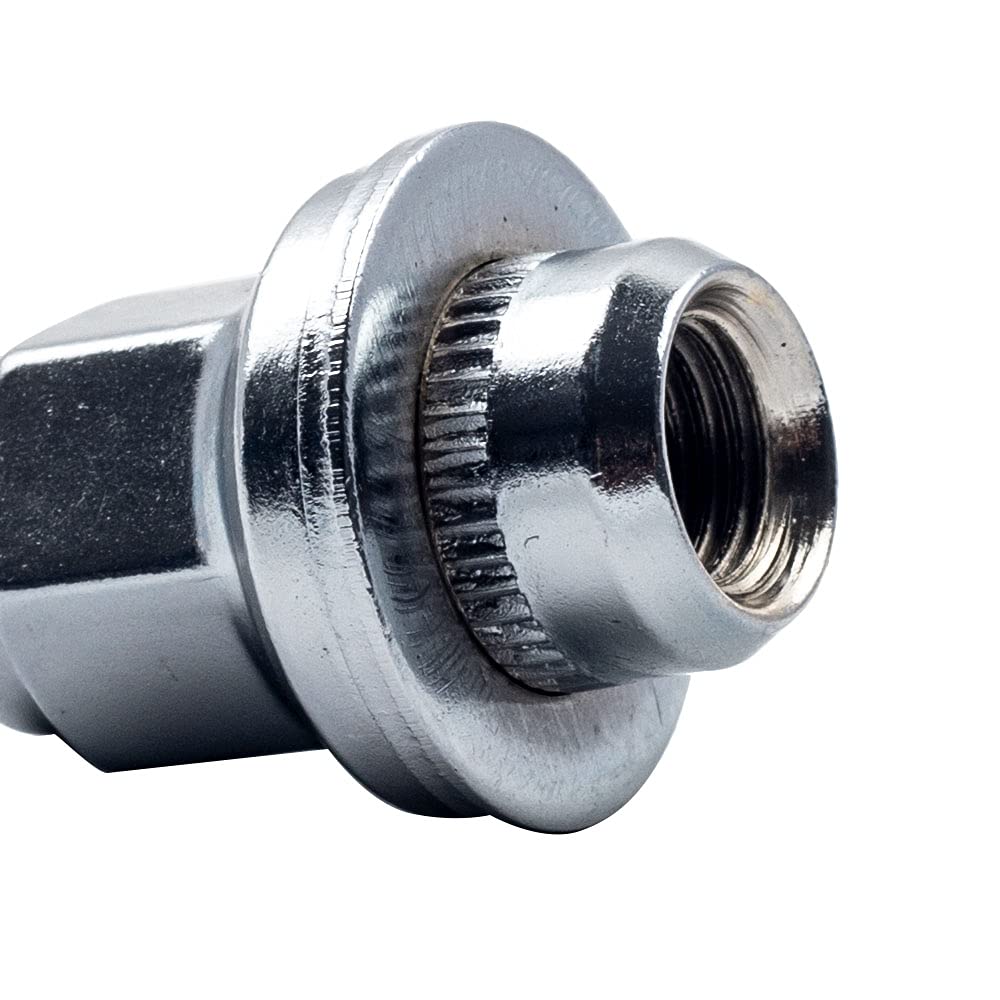maXpeedingrods Satz mit 20 Alu-Radmuttern, M12 x 1,5 Radmuttern mit Sicherungsring für Jaguar X-TYPE