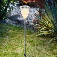 Esotec Solar Stableuchte Tropic Light, Duo Color, 2 Lichtfarben warmeiss kaltweiss, LED Steckleuchte
