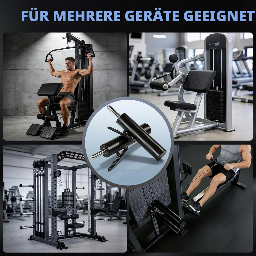 Gym Pin für Zusatzgewicht, 2 Stück Gewichtsstapelstift Ersatz Drop Set Stifte für Fitnessstudio Load