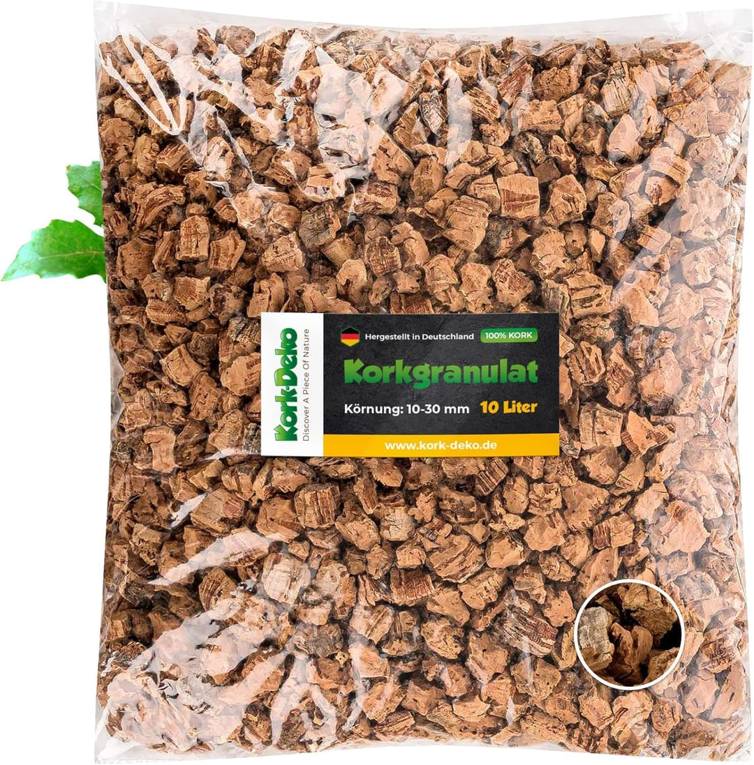Wühlkiste für Vögel aus Presskork | Grösse 350x250x50 mm | wahlweise mit oder ohne grobes Naturkorkg