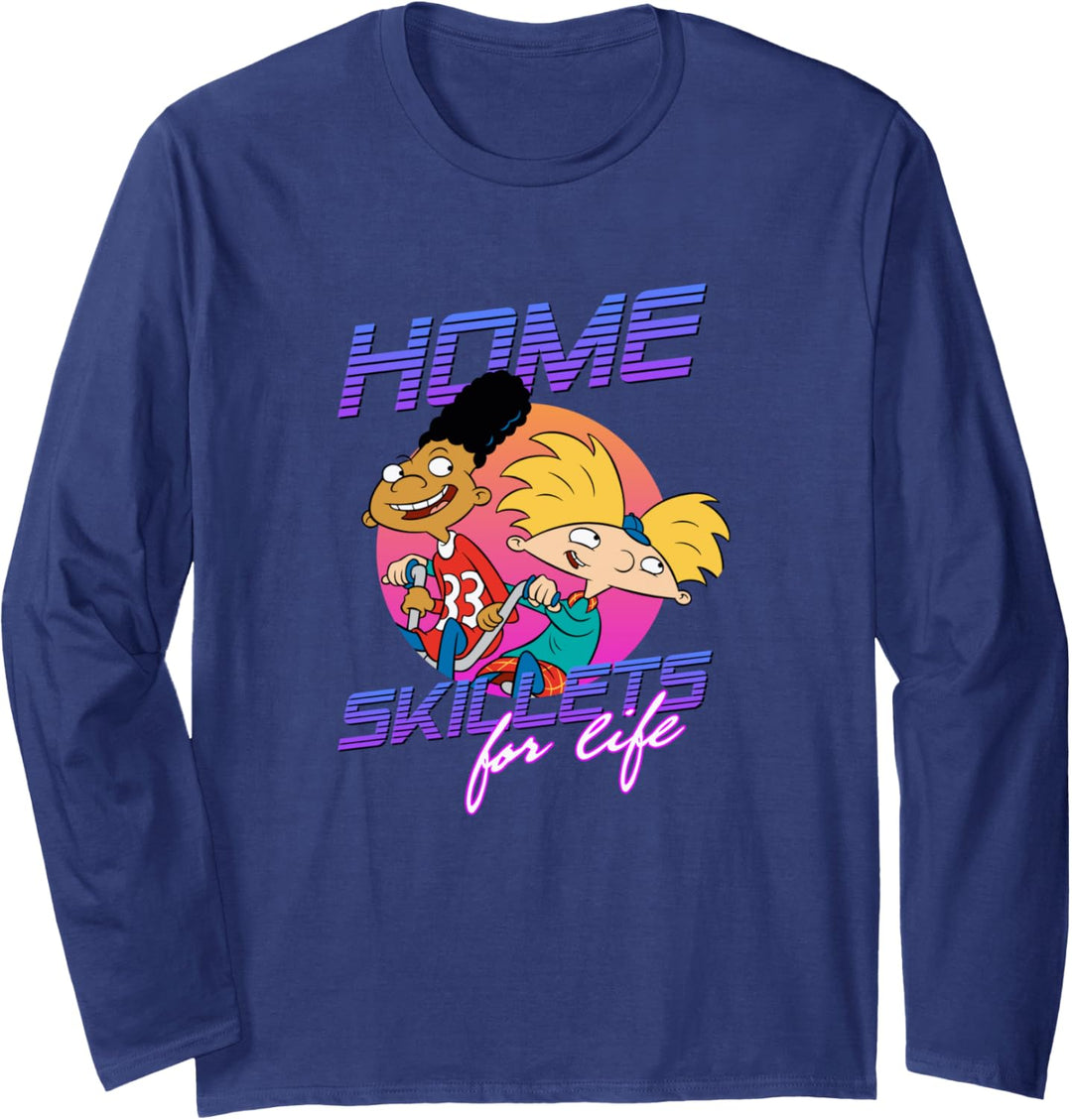 Hey Arnold! Bike Ride Home Skillets For Life Langarmshirt