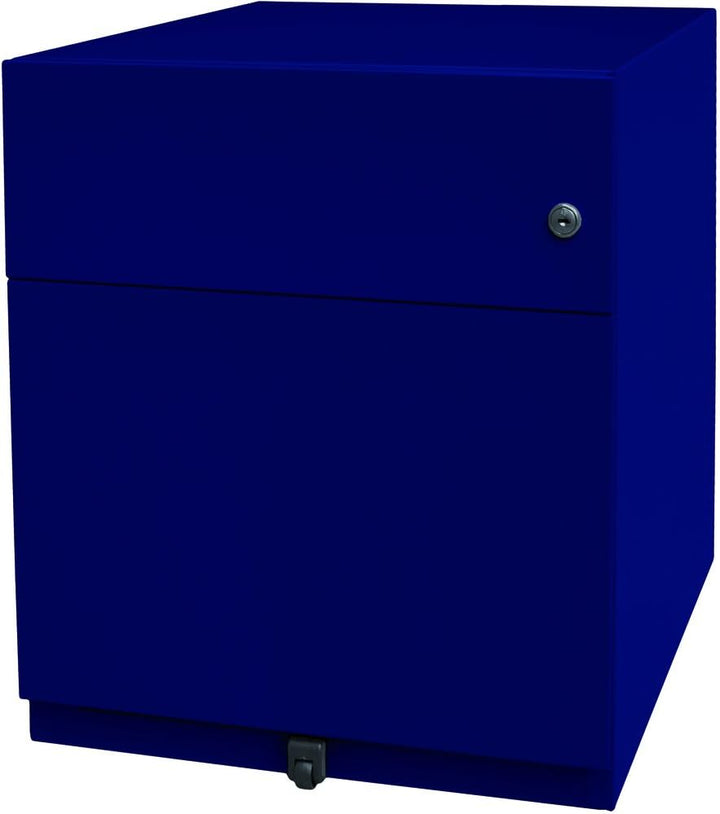 BISLEY Rollcontainer Note mit Griffleiste, 1 Universalschublade, 1 HR-Schublade, Metall, 639 Oxfordb