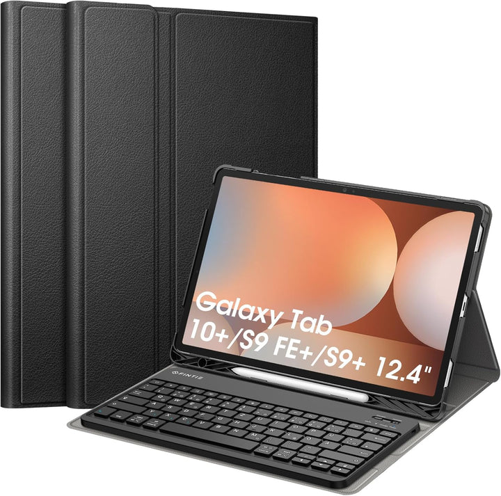Fintie Tastatur Hülle für Samsung Galaxy Tab S10+ Plus/S9 FE+ Plus/S9+ Plus 12.4 Zoll Tablet, Keyboa