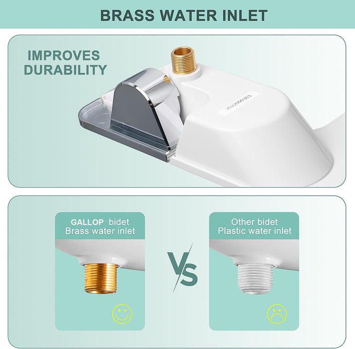 Bidet-Aufsatz für Toilette – nicht elektrischer Kaltwasser-Bidet-Toilettenaufsatz, einstellbarer Was
