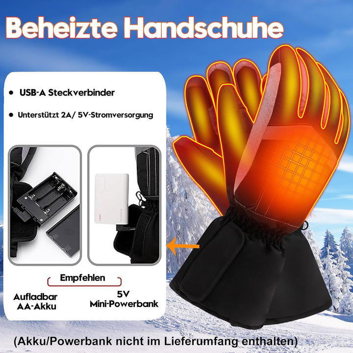 Svpro Beheizbare Handschuhe,Warm Winterhandschuhe Herren Damen Touchscreen Skihandschuhe Thinsulate