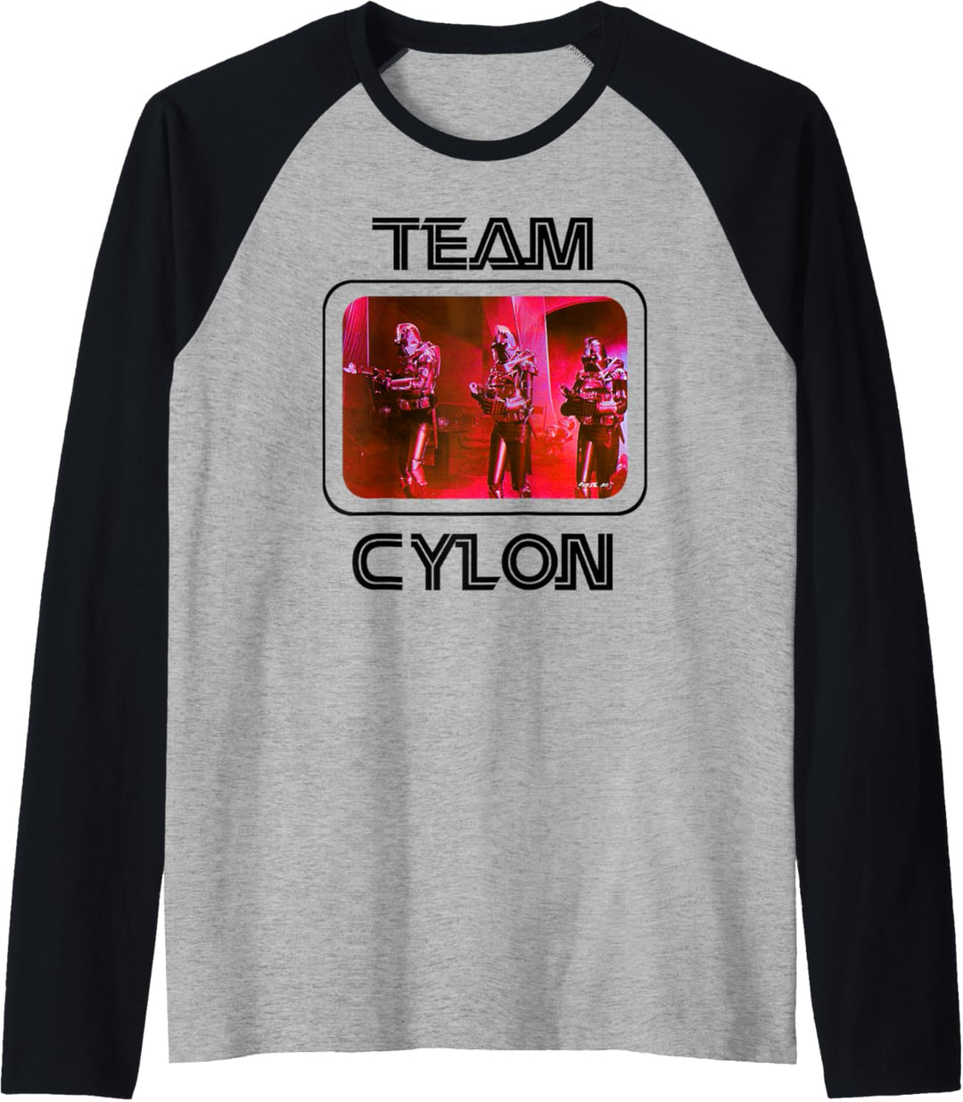 Battlestar Galactica Team Cylon Raglan
