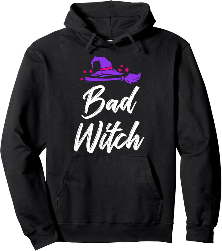 Böse Hexe Hexerei Hexenbesen Hexen Halloween Zombie Geschenk Pullover Hoodie