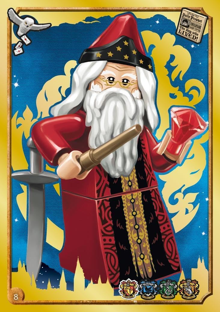 Lego Harry Potter - Reise in die Zauberwelt - Sammelsticker-Adventskalender 2023-24 Überraschungen m