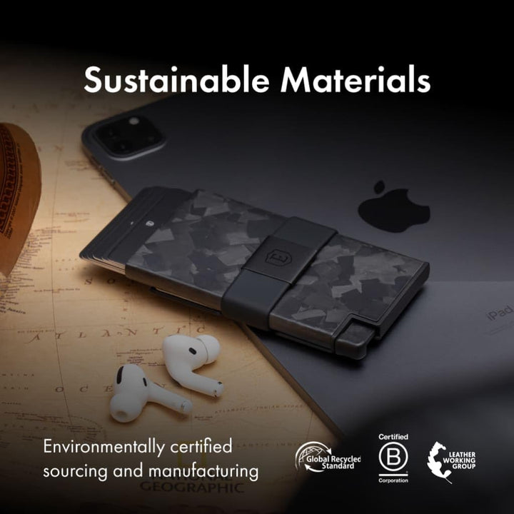 Ekster Carbon Cardholder Smart Wallet gebaut für schnellen Zugriff., Carbon Schmiede, Minimalistisch
