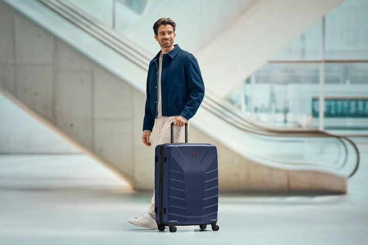 WENGER Pegasus L Hartschalenkoffer mit 4 Rollen, Trolley, L, 99 (115) l, Sicherheitsschloss, Damen H