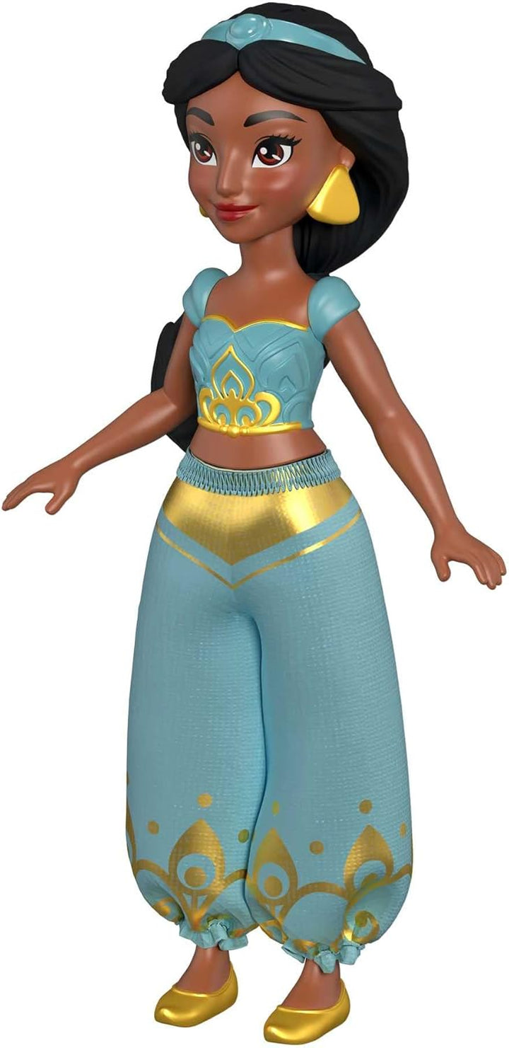 DISNEY Prinzessin Jasmin und Rajah - Bewegliche Puppe und Tigerfigur aus dem Film Aladdin, Jasmins u