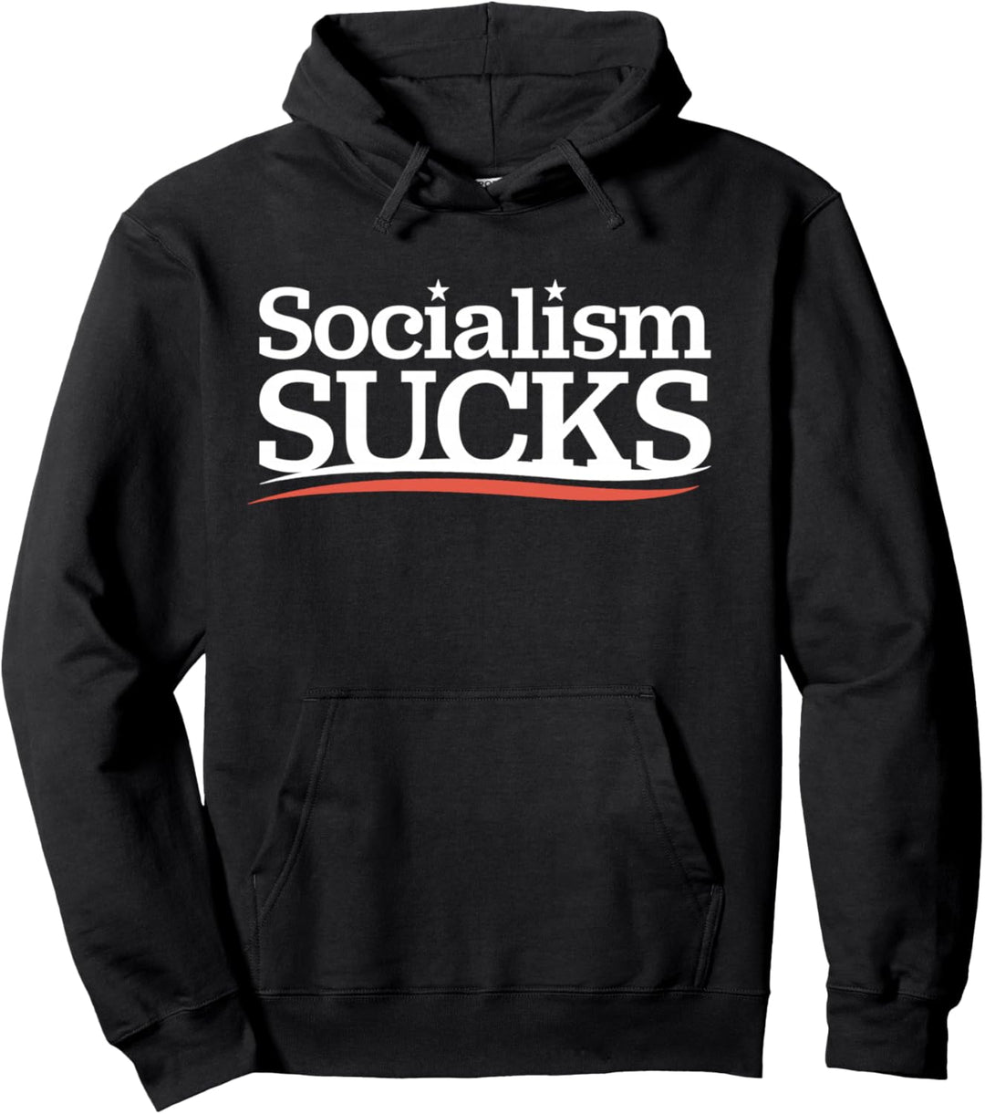 Socialism Sucks Pullover Hoodie