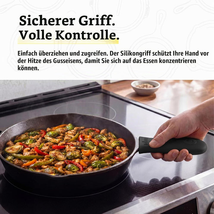 Lodge Silikonhalter für heisse Griffe, 0, Schwarz, Halterung