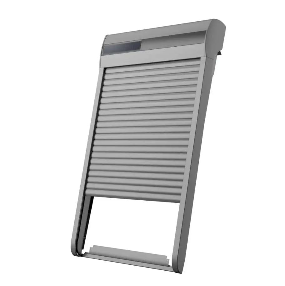 Solar Aussenrollladen SSR 114x140 cm für RoofLite Dachfenster VELUX Gruppe – Hitzeschutz bis 92%, Ve