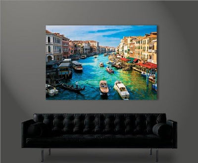 islandburner Bild Bilder auf Leinwand Venice Venedig Italien V4-1p XXL Poster Leinwandbild Wandbild