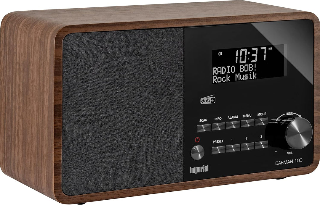 Imperial DABMAN 100 DAB+ und UKW Radio, Farbe:holzoptik holzoptik Single, holzoptik Single