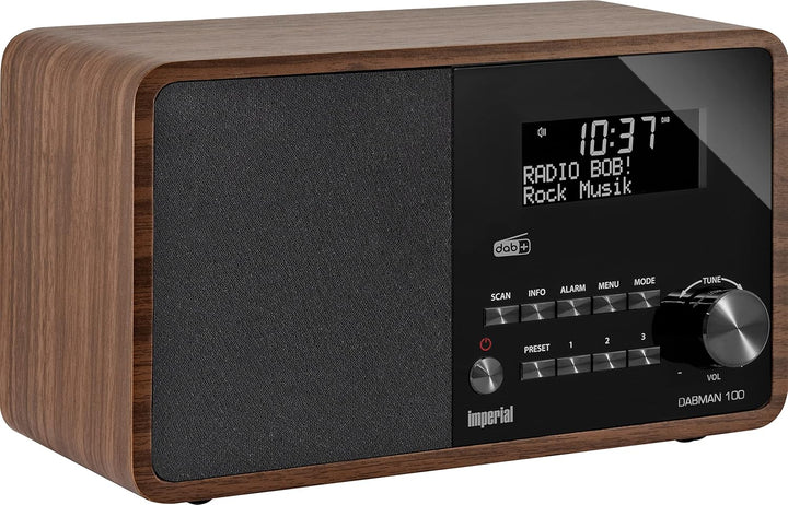 Imperial DABMAN 100 DAB+ und UKW Radio, Farbe:holzoptik holzoptik Single, holzoptik Single