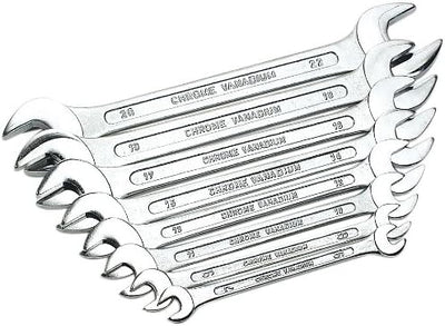 Brüder Mannesmann M29084 Werkzeugkoffer bestückt, 87-tlg & M 110-08 Gabelschlüsselsatz, 8-tlg, 6-22