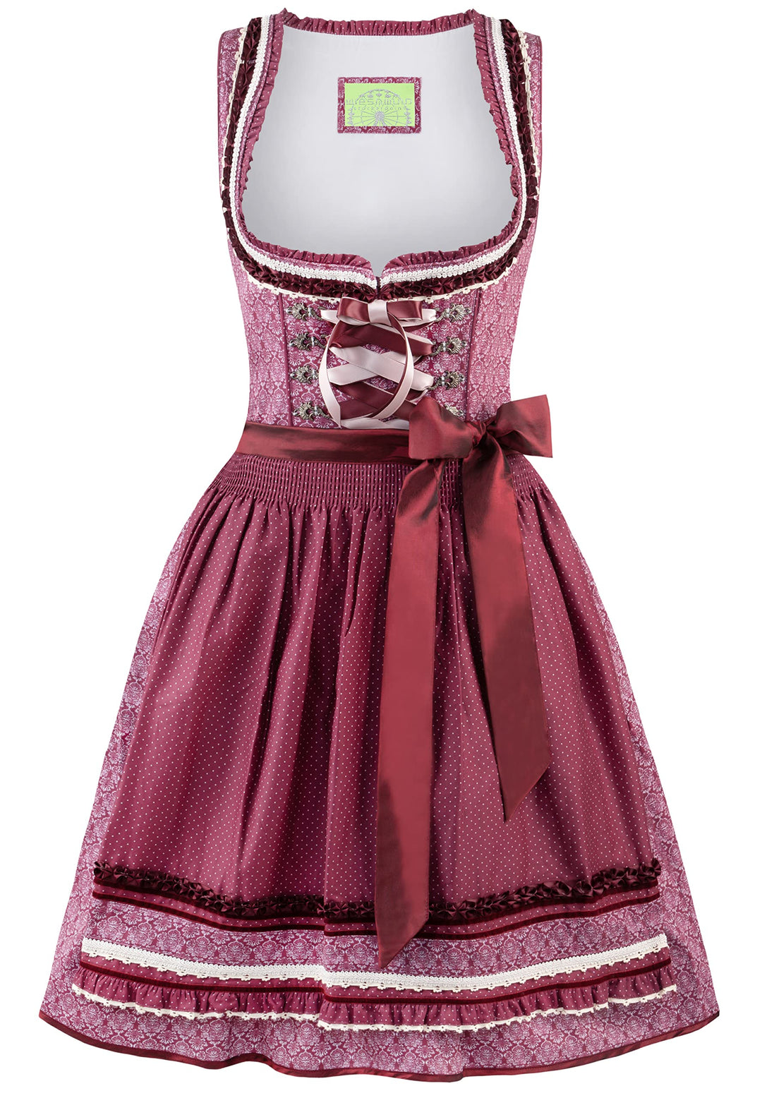 Stockerpoint Damen Angelica Kleid 38 Bordeaux, 38 Bordeaux