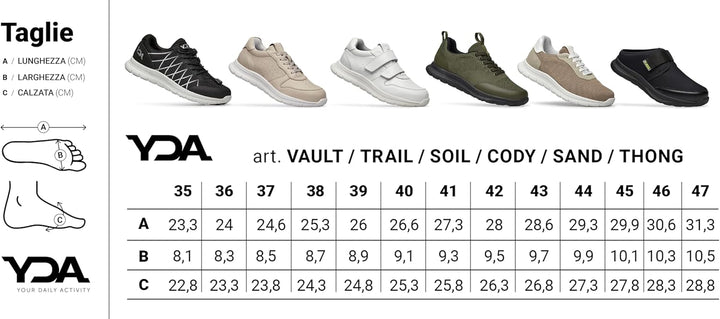 Sportschuhe Optima Molliter YDA Spring System Art. C1Y-YDAW15 38 EU Schwarz, 38 EU Schwarz
