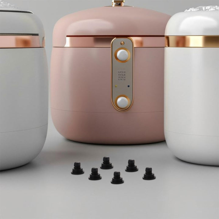 TOYANDONA 24 Gummifüsse für Slow Cooker rutschfeste Hitzebeständige Ersatzfüsse aus Strapazierfähige
