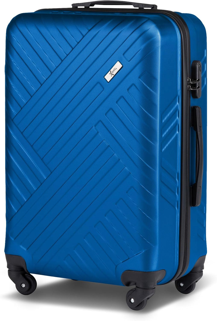 Xonic Design Reisekoffer - Hartschalen-Koffer mit 360° Leichtlauf-Rollen - hochwertiger Trolley mit