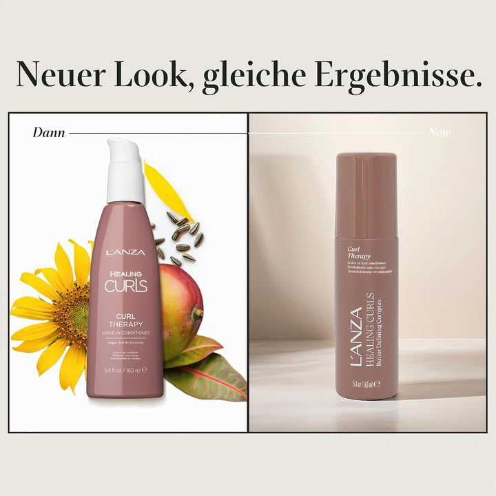 L'ANZA Feuchtigkeitsspendende Lockenkur - Leave-in Creme für mehr Feuchtigkeit, bändigt krauses Haar