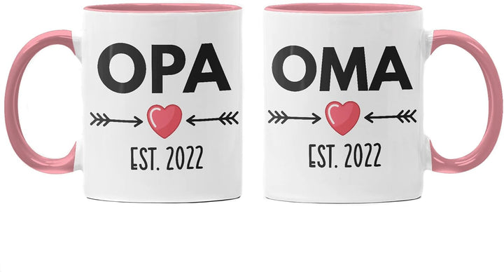 Trendation - Ihr werdet Oma und Opa 2022 Geschenk Schwangerschaft Verkünden Überraschung Baby Du Wir