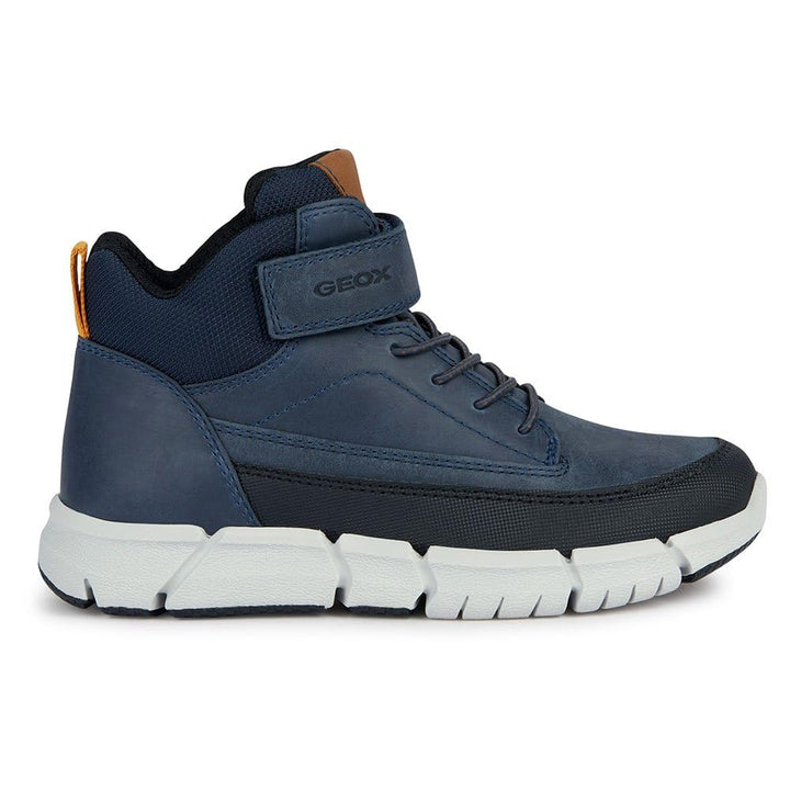 Geox Jungen J Flexyper Boy Sneaker 36 EU Navy, 36 EU Navy