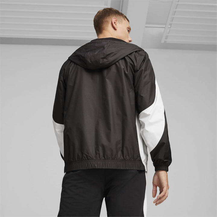PUMA Herren BMW M Motorsport Hooded Woven Jacket Jacke S Puma, Schwarz, S Puma, Schwarz