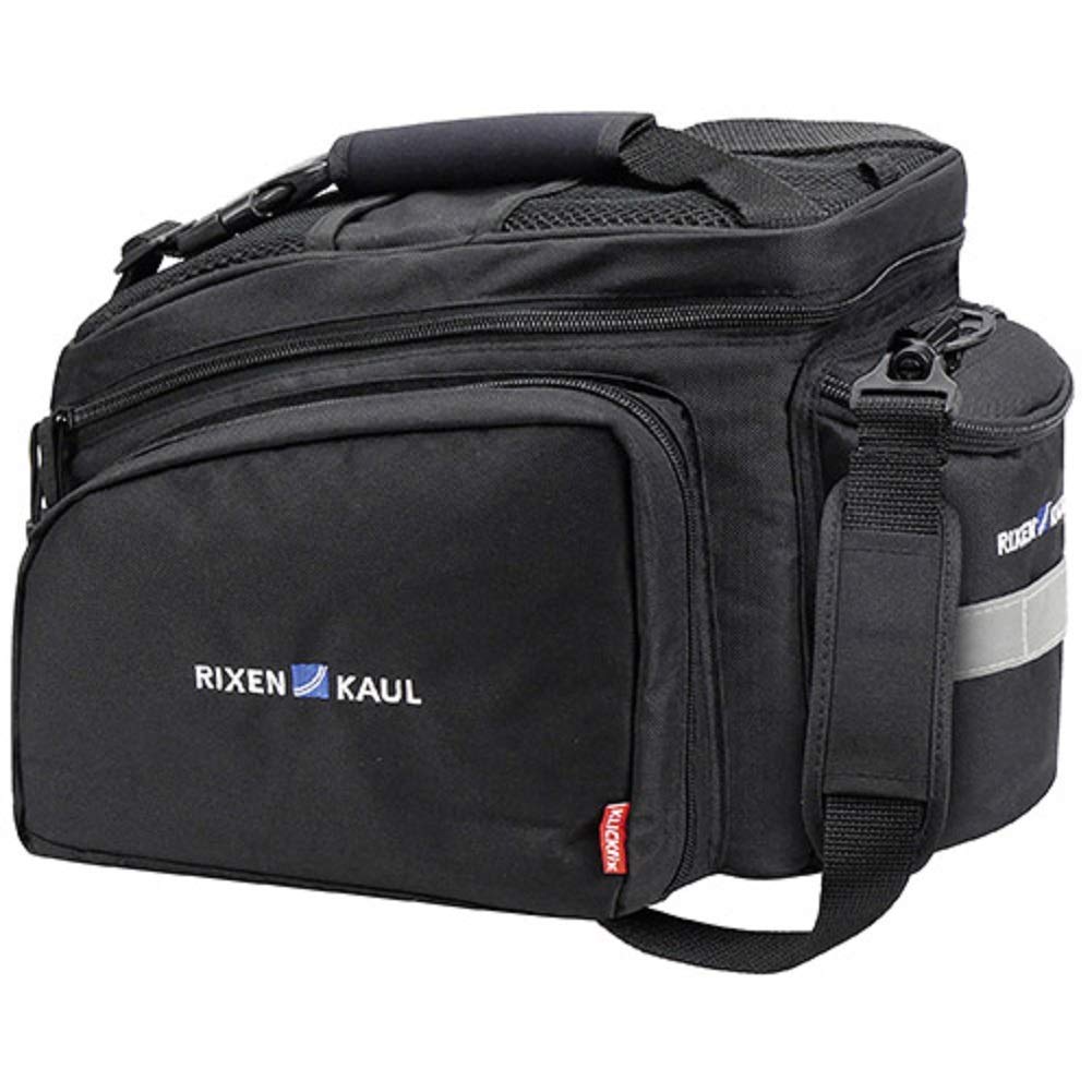 KLICKfix Farradtasche Tourino Schwarz Gepäckträgertasche, 35 x 30 x 23 cm Single, Single