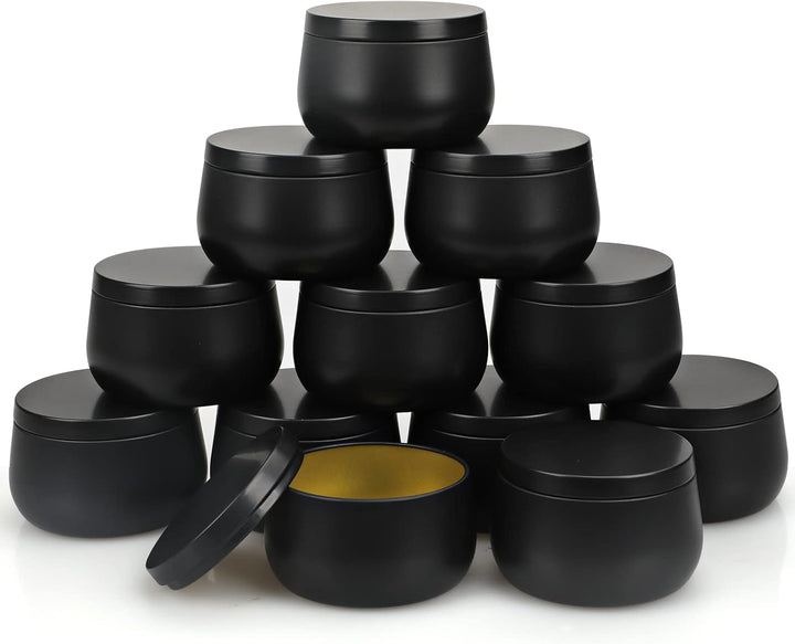 Kerzendosen aus Metall, 24 Stück, für die Kerzenherstellung, 8oz Mini-Kerzendosen DIY-Kerzenherstell