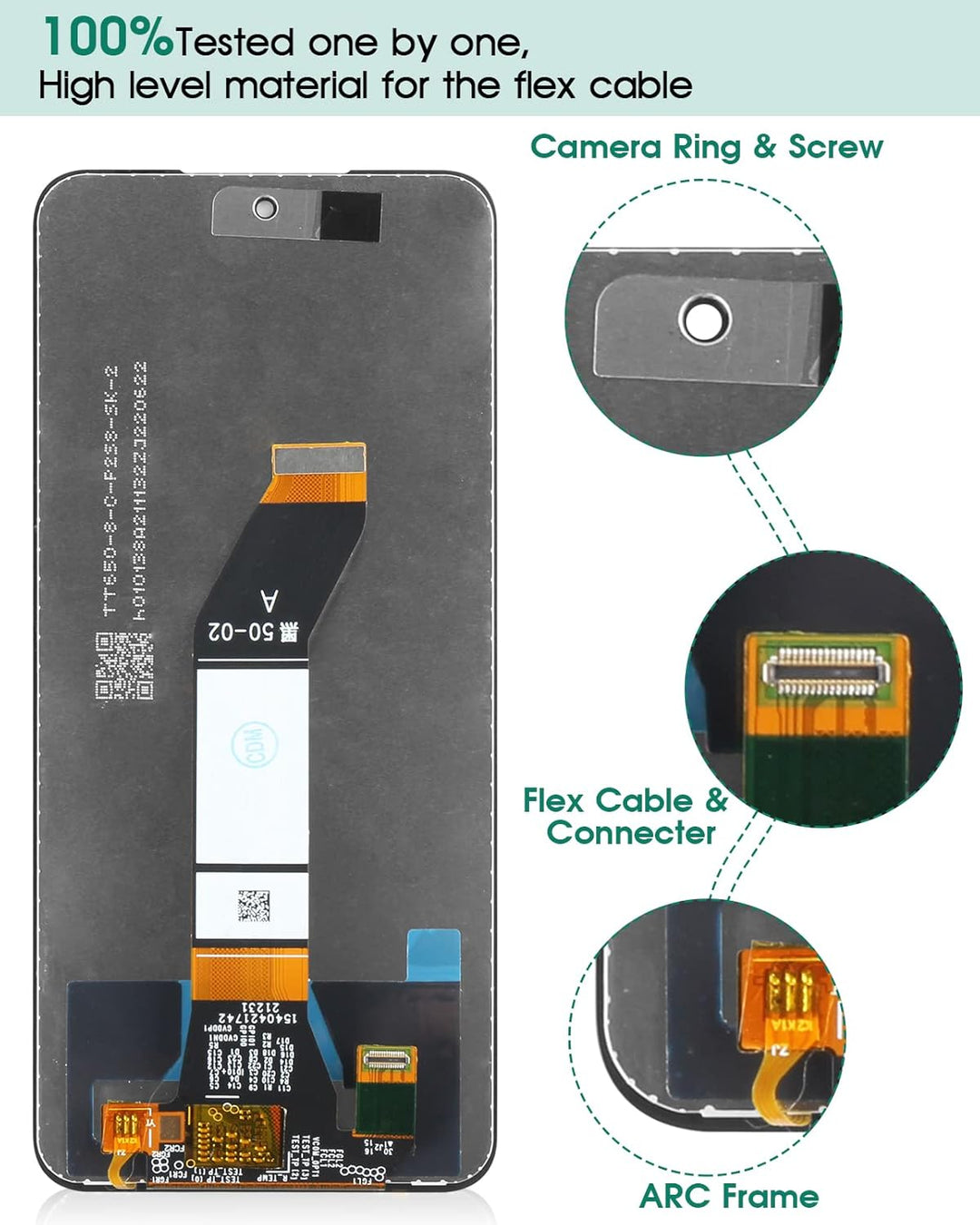 Für Xiaomi Redmi 10 Bildschirm Ersatz für Redmi 10 LCD-Display für Redmi 10 Touchscreen Digitizer As