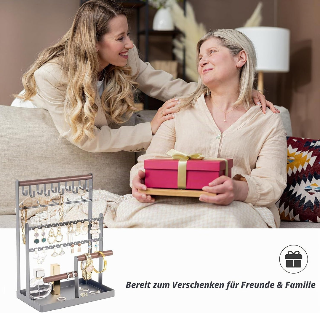 ProCase Schmuckständer Schmuckhalter für Ohrring Ohrstecker Ketten Schmuck Organizer Jewelry Ständer