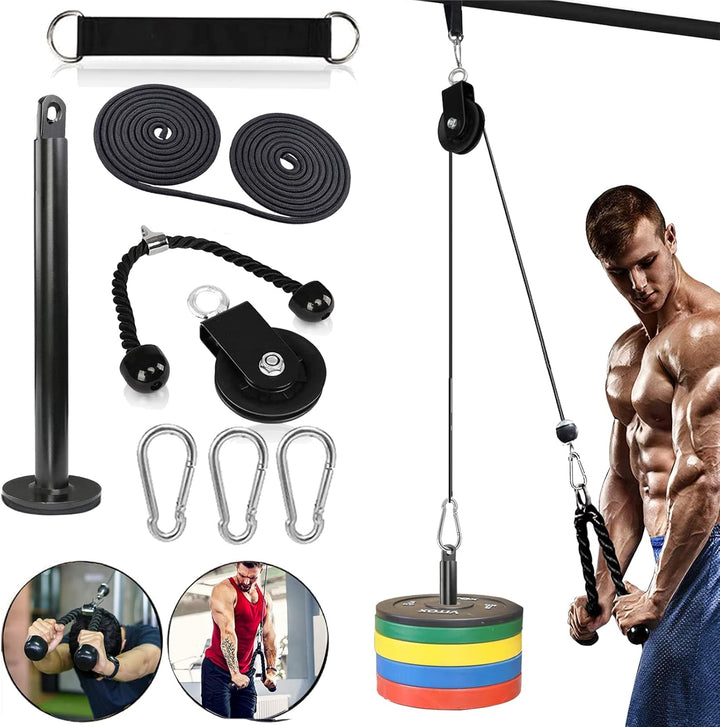Taeku Kabelzug Fitness Professionelle Kabel Maschine System Home Gym Trizeps Latzug Arm Krafttrainin