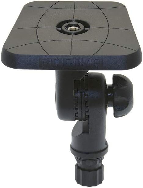 Fasten-Plattform (100 mm x 100 mm), für Kamera und Echolote 360° rotierbar und neigbar schwarz, schw