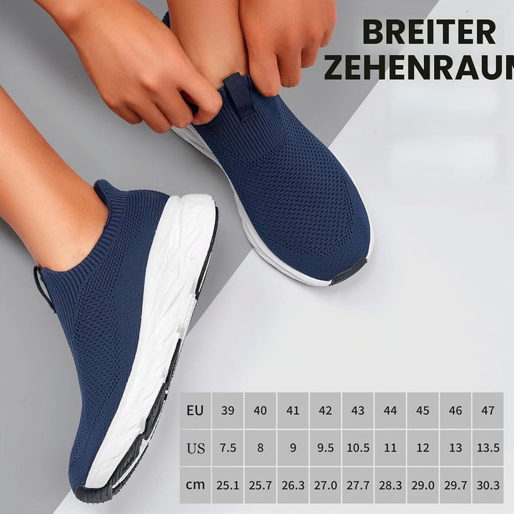 Sosenfer Slip On Sneaker Herren Ohne Schnürsenkel Schuhe Sportschuhe Laufschuhe Leichte Atmungsaktiv